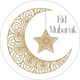 20 x Ramadan Stickers Eid Mubarak Versiering 