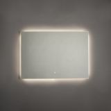 Adema Squared badkamerspiegel 100x70cm met indirecte LED