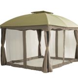 Barbados Tuinpaviljoen 3x3,65 Taupe/Grijs Pure Garden & Living