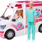  Barbie ambulance met dokter en verpleegkundige