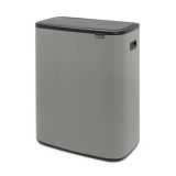 Brabantia Bo Touch Bin 60 Liter Mineral Concrete Grey