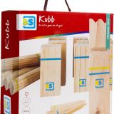 BS Toys Kubb Werpspel - Zweeds Spel - 2 tot 12 Spelers - Buitenspeelgoed van Vurenhout