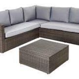 Central Park loungeset Alea 3-delig staal wicker