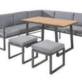 Central Park loungeset Monte Carlo 5-delig aluminum