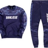 Clan De Banlieue 3D Crewneck Trainingspak Navy/Camo