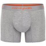 Comfyballs Wood Long Boxers - Grey Melange/Sunset