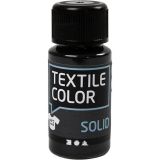 Creotime Textile Solid, zwart, dekkend, 250 ml