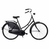 Cumberland Oma fiets York mat zwart dames 54cm