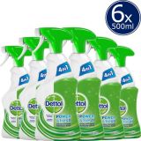 Dettol Power & Fresh - Allesreiniger Spray - Multireiniger - 6 x 500 ml