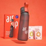  Drinkfles Air Up antraciet/oranje incl. 5 geurpods 