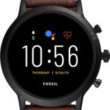 Fossil Carlyle Gen 5 Display FTW4026 Zwart/Bruin