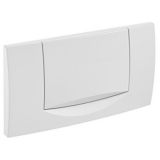 Geberit 200 F bedieningsplaat met frontbediening voor toilet/urinoir 34x18.5cm wit