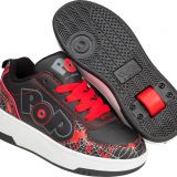 Heelys Pop Strike Sneakers voor Jongens (Zwart / Rood)