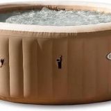 Intex Opblaasbare Jacuzzi purespa 4-persoons 196 cm pvc beige