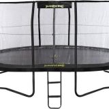 Jumpking Trampoline Met Net En Ladder Jumppod Oval 457 X 305 Cm