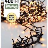 Kerstboomverlichting Micro Cluster - 8 m - 400 LED's - warm wit