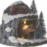 Luville - Bear cave white - Kersthuisjes & Kerstdorpen