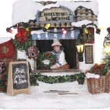 Luville - Selling christmas wreaths battery operated - Kersthuisjes & Kerstdorpen