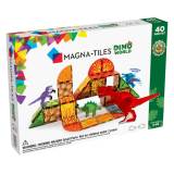 Magna-Tiles Dino World | 40-Piece Set