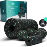 Massagerr Box – Foamroller Set met Triggerpoint Bal & Duo Massagebal