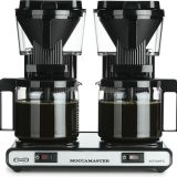 Moccamaster Filterkoffiemachine Dubbel KBG744, Zwart