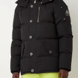 Moose Knuckles Forrestville puffer jack met dons vulling en afneembare capuchon met shearling