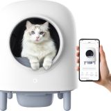 Petree Cube - Zelfreinigende kattenbak - Automatisch - Bedienen via de App - Katten - Anti-geur - 60 X 52 X 64 cm