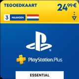 Playstation Plus tegoed 3 maanden