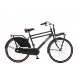 Popal Kinderfiets Daily Dutch Basic Plus Mat Zwart