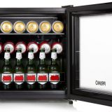 PRIMO PR127BC Minibar - Kleine Koelkast - Glazen Deur - 43L - F – Zwart