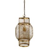 PTMD Mandy Ronde Hanglamp - H45 x Ø25 cm - Ijzer – Goud