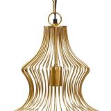 PTMD Sherr Ronde Hanglamp - H47 x Ø35,5 cm - Ijzer – Goud