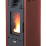 Qlima pelletkachel Viola 85SL Red 7,6kW