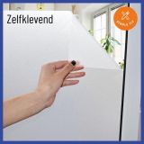 Raamfolie - 90cm x 300cm - Anti Inkijk - Plakfolie - Statisch - Zelfklevend - Zonwerend - Mat - HR++ Simpel Fix