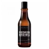 Redken Brews 3-in-1 Shampoo, Conditioner en Douchegel 300ML