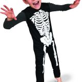 RUBIES FRANCE - Klassiek zwart en wit skelet pak voor kinderen