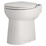 Sanibroyeur Sanicompact C43 faecalienvermaler in staande closetpot met closetzitting Eco