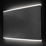 Saniclass spiegel Twinlight 160x70cm met verlichting aluminium