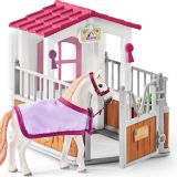 Schleich Horse Club Speelfigurenset - Lusitano en haar Gezellige Paardenstal