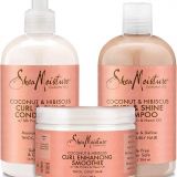 Shea Moisture Coconut & Hibiscus Curl & Shine Care Set - Krullend Haar Verzorgingsset