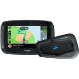 TomTom Rider 50 WE Zwart + Cardo Scala Rider Freecom 2 Plus Single