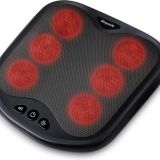 Voetmassage Apparaat - 18 Shiatsu Massagekoppen - Infrarood Warmte Stand - Wasbare Hoes - Zwart