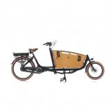 Vogue Elektrische bakfiets Two Wheel Carry zwart/bruin 481 Watt