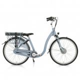 Vogue Elektrische fiets Comfort dames silk blauw 46cm 468 Watt