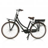 Vogue Elektrische fiets Elite MDS dames matzwart 50cm 468 Watt