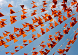 Oranje Vlaggetjes